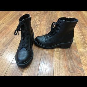 Lupe Faux leather combat boots Universal Thread 10